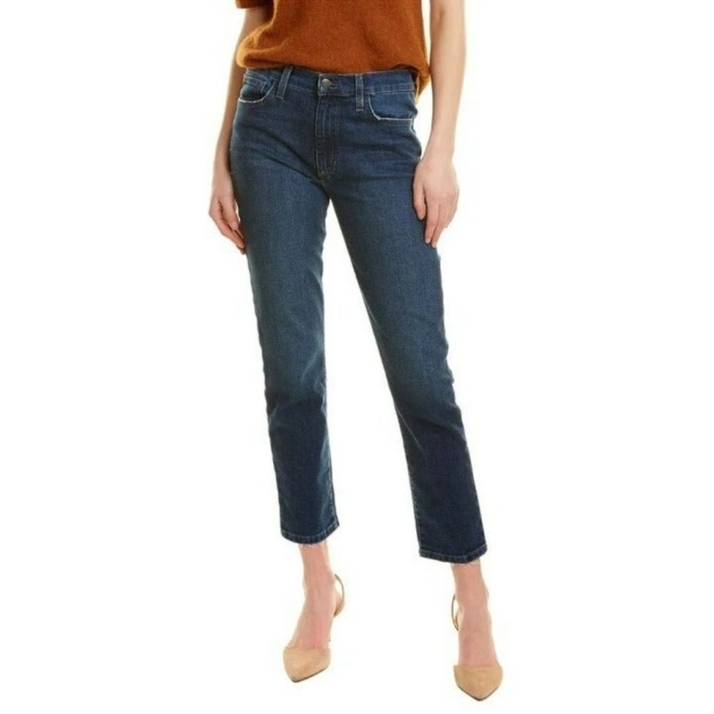 Joe’s High Rise Straight Ankle Jeans Distressed Size 31
